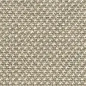 Beige linen fabric sample displaying a plain weave grid pattern, matte finish, and subtle tonal variation, labeled “bross steelcut col. 240”.